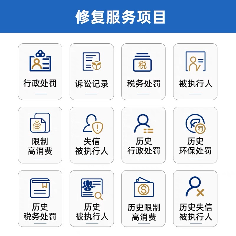 修复服务项目